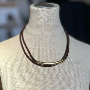 Leather choker